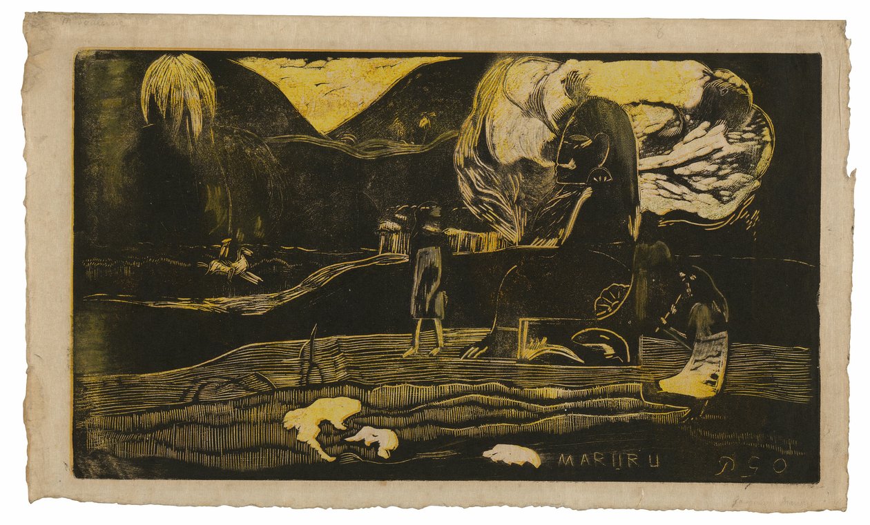 Maruru (Offerings of Gratitude), fra Noa Noa Suite af Paul Gauguin