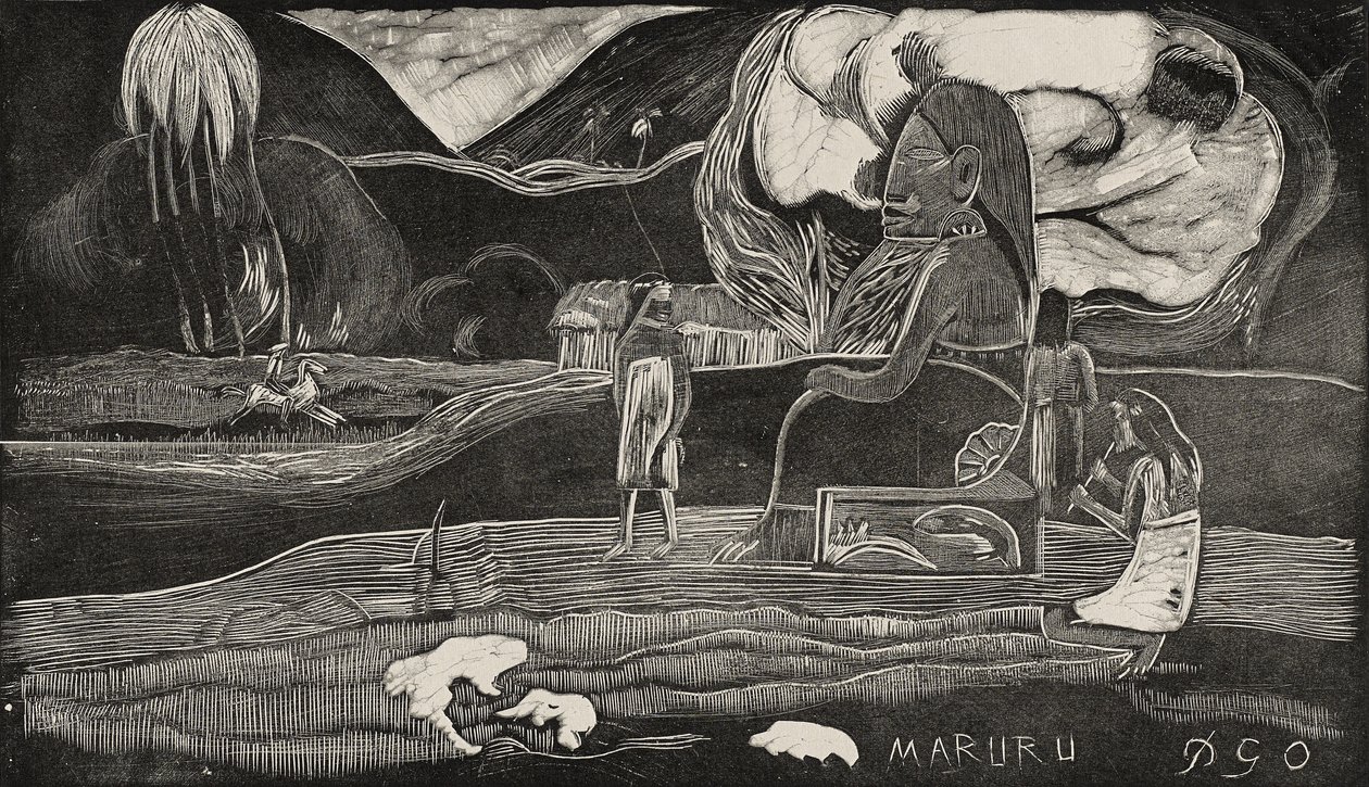 Maruru (Taknemmelighedstilbud) af Paul Gauguin