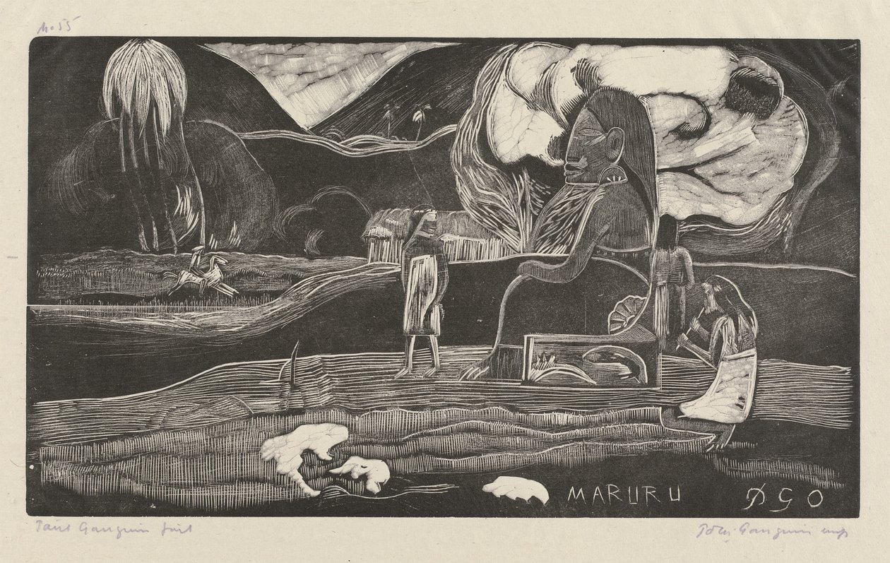 Maruru (tak) af Paul Gauguin