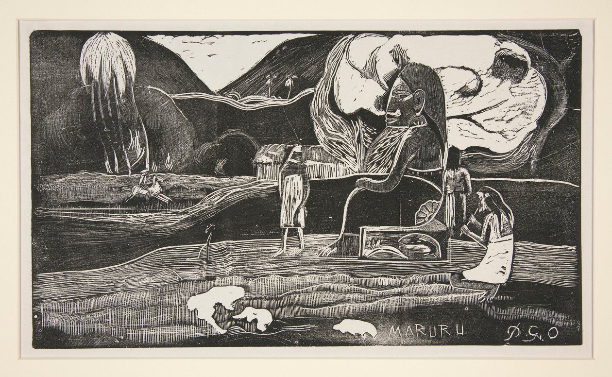 Maruru; Merci - Et tilbud om taknemmelighed af Paul Gauguin
