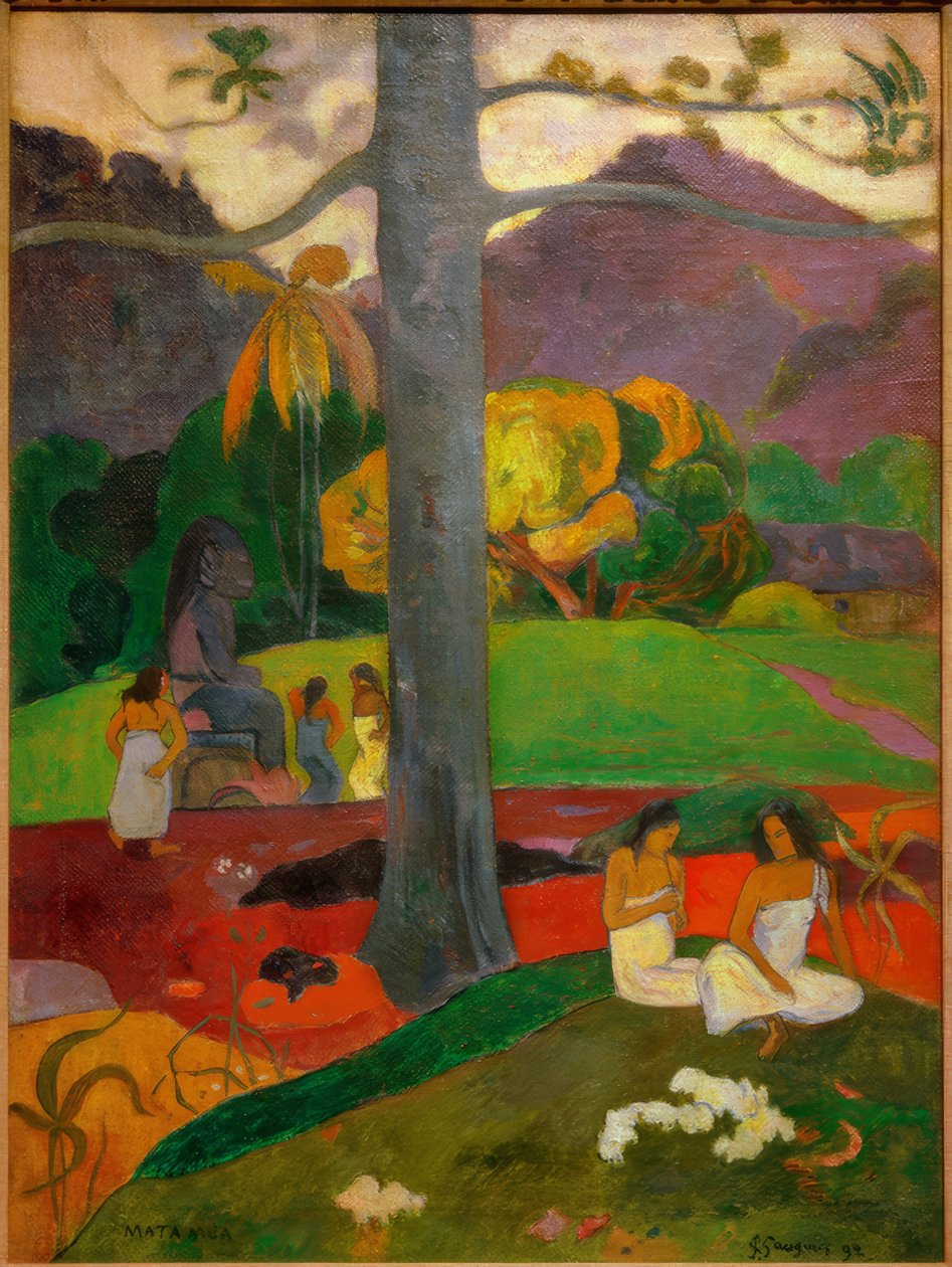 Mata Mua / Engang af Paul Gauguin