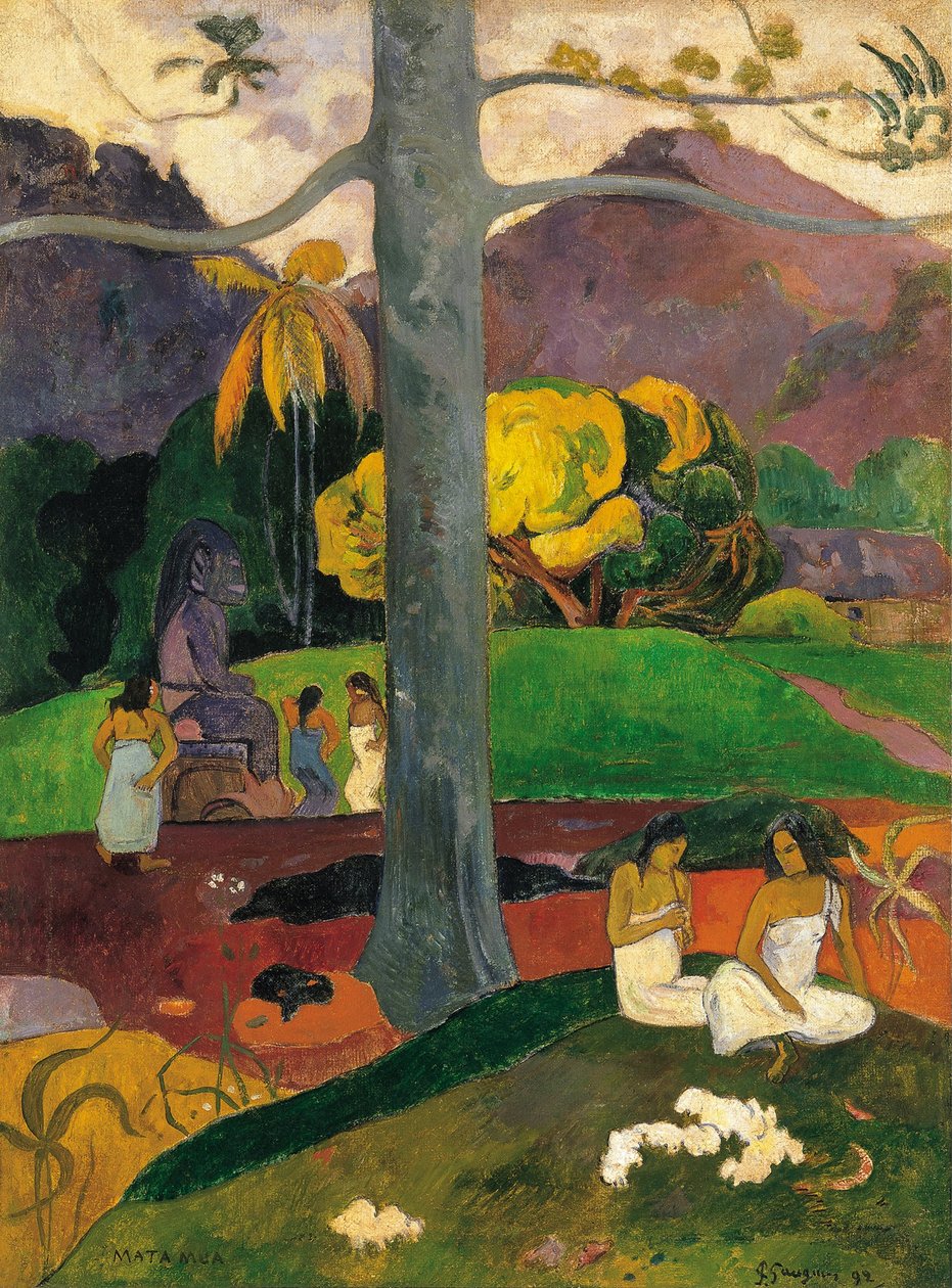 Mata Mua i gamle tider, 1892 af Paul Gauguin