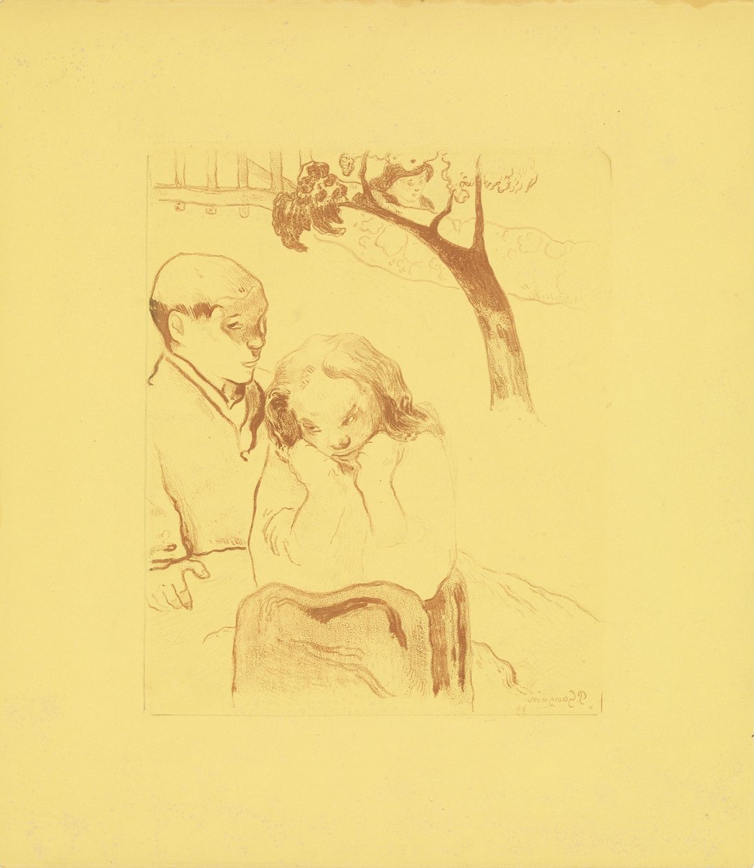 Menschliche Miseren af Paul Gauguin