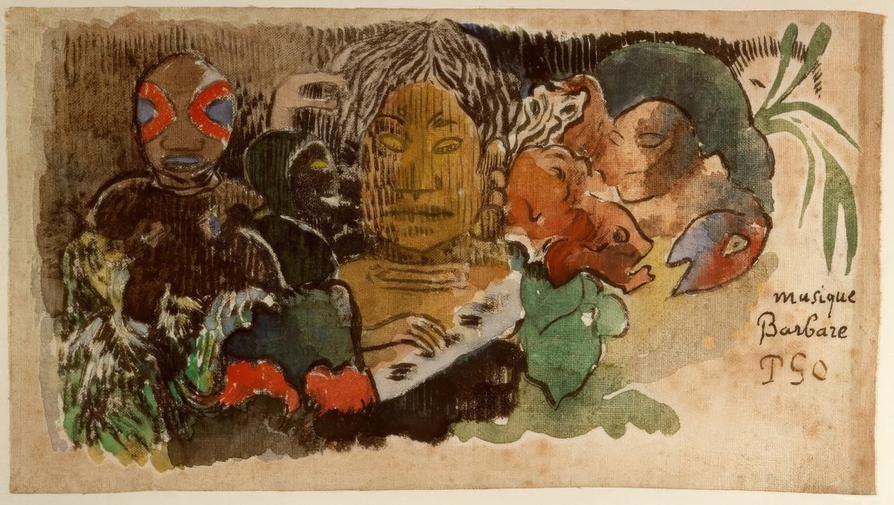 Barbarisk musik af Paul Gauguin