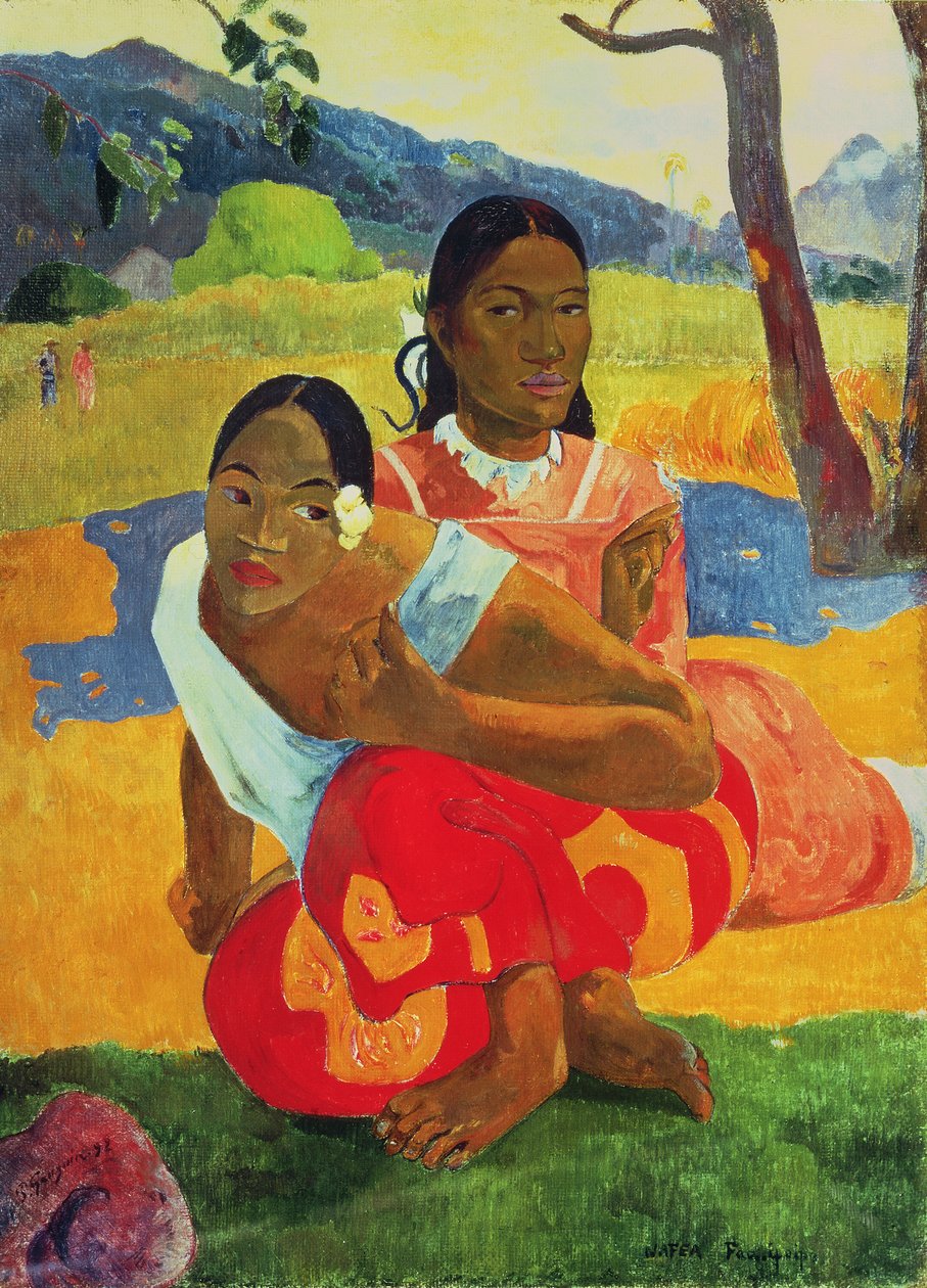 Hvornår bliver du gift, 1892 af Paul Gauguin