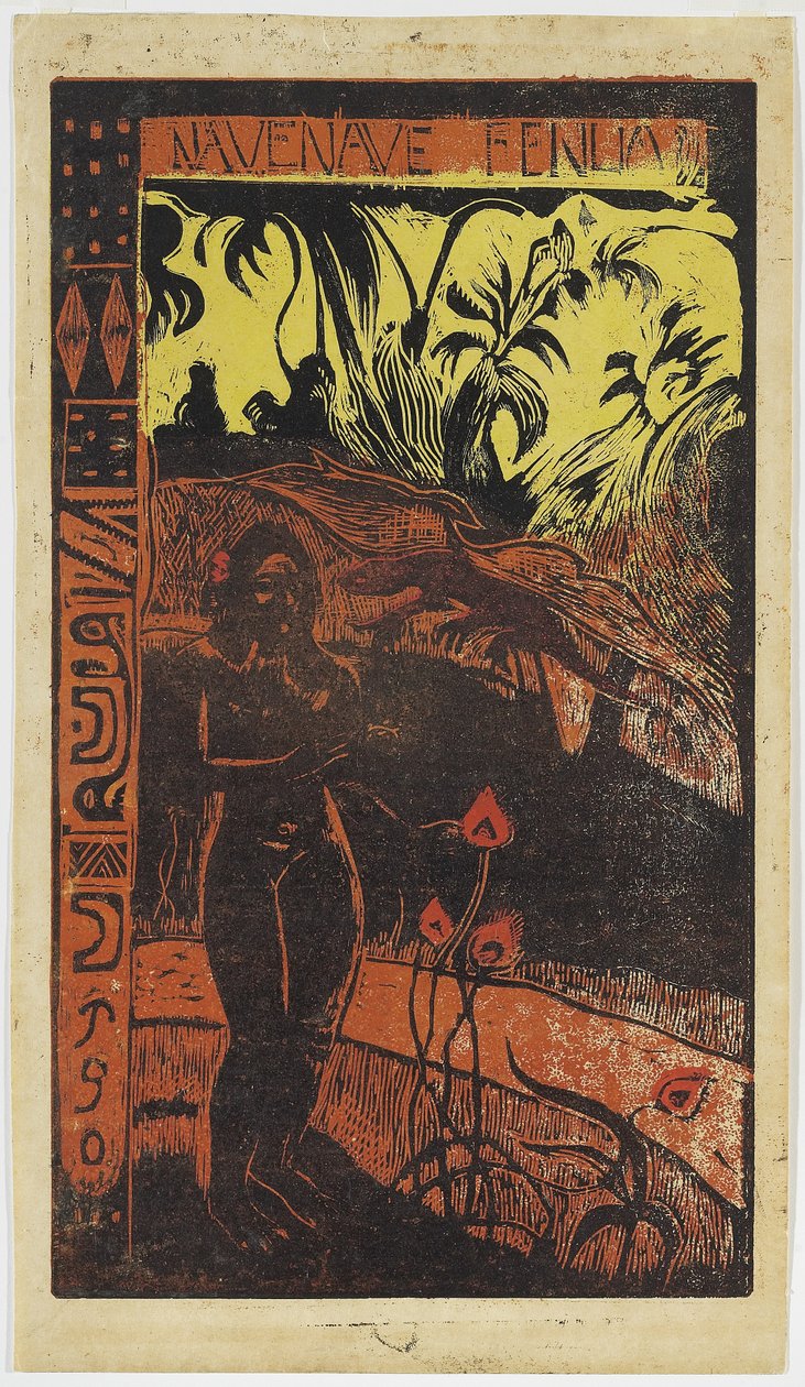 Nave Nave Fenua fra Noa Noa serien af Paul Gauguin