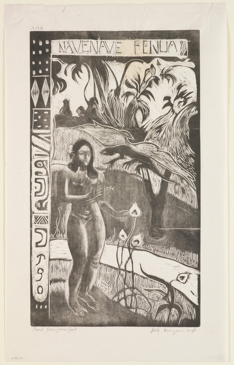 Nave Nave Fenua, fra serien "Noa Noa" af Paul Gauguin