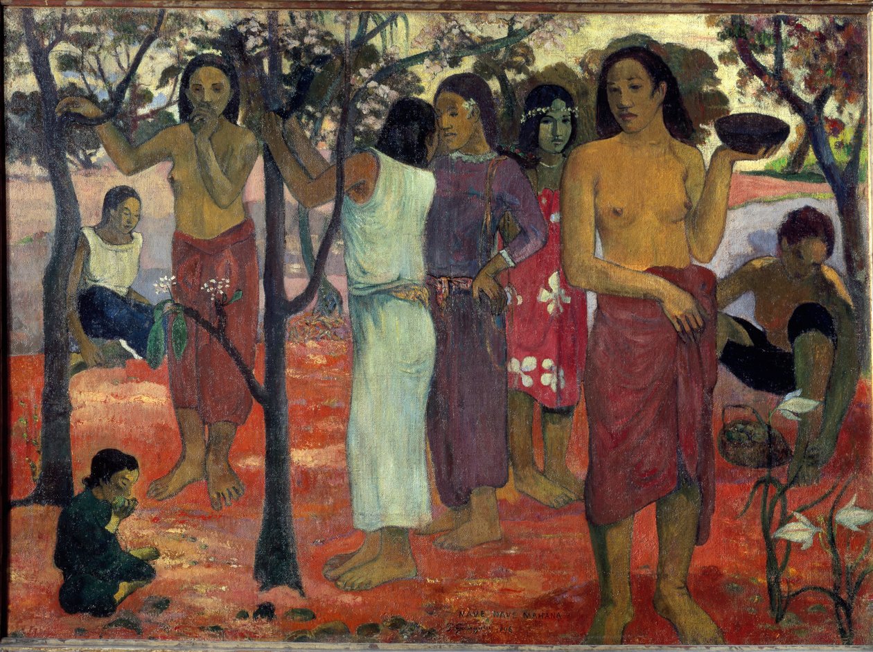 Nave Nave Mahana af Paul Gauguin