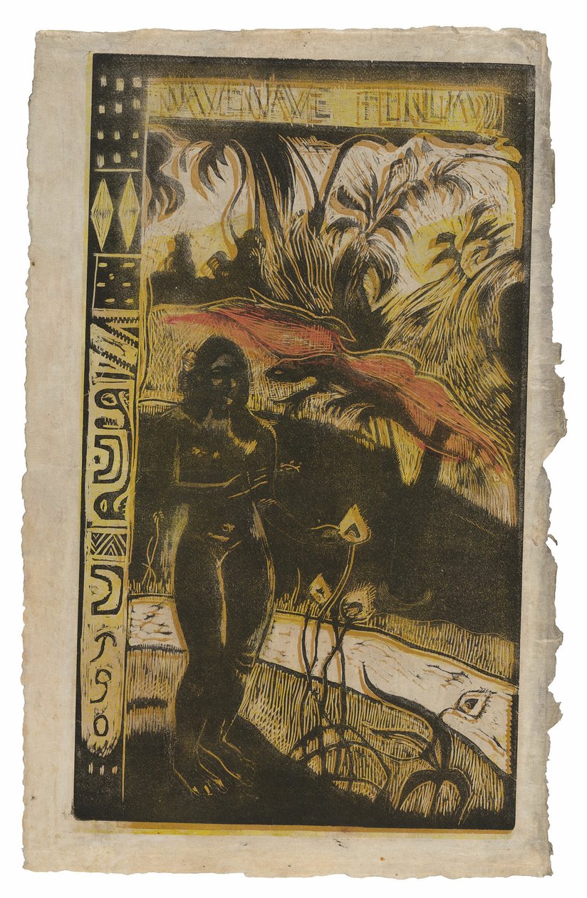 Nave nave fenua (Delightful Land), fra Noa Noa Suite af Paul Gauguin