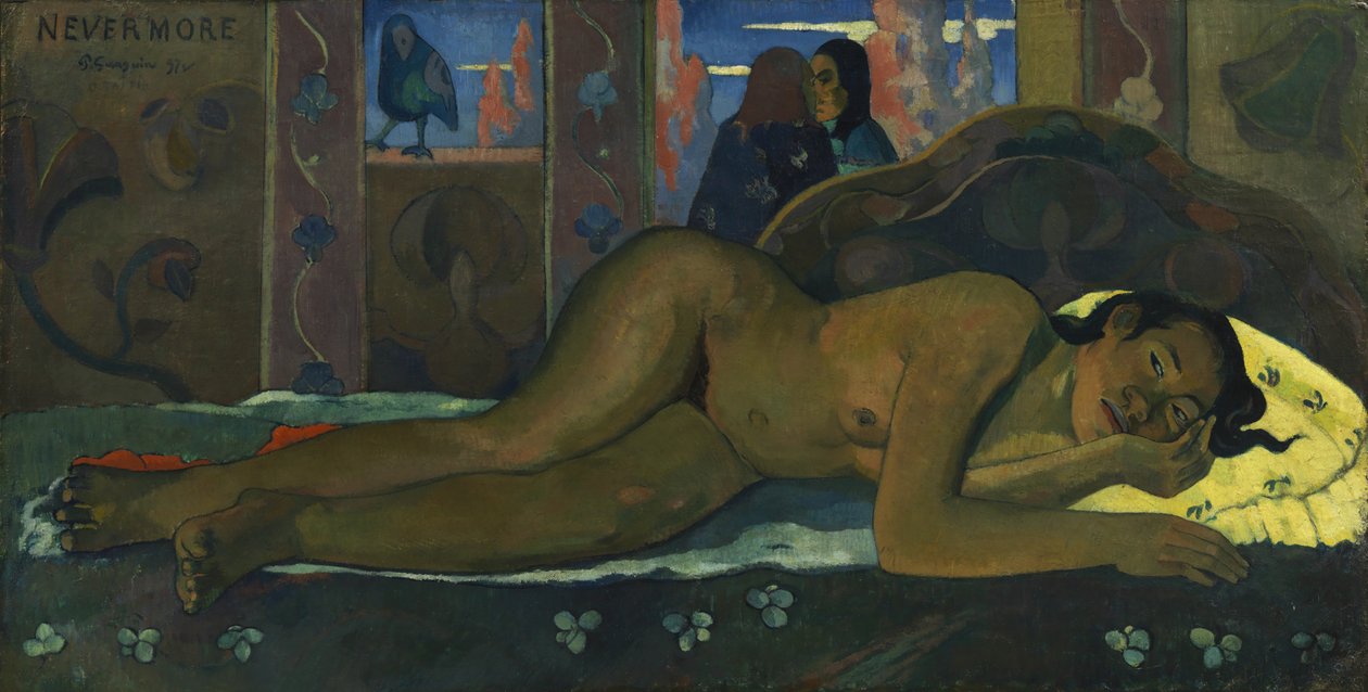 Aldrig mere, 1897 af Paul Gauguin