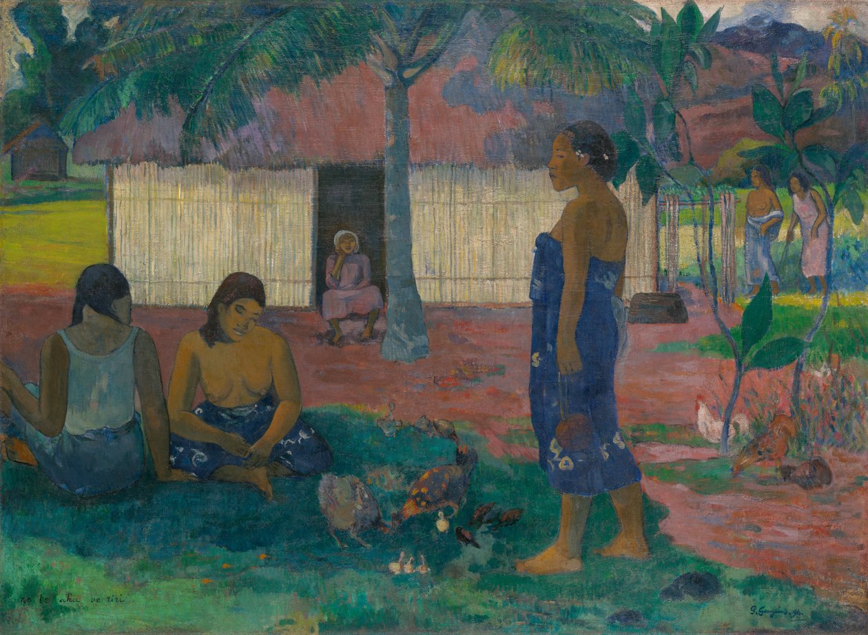 No te aha oe riri (Hvorfor er du vred) af Paul Gauguin
