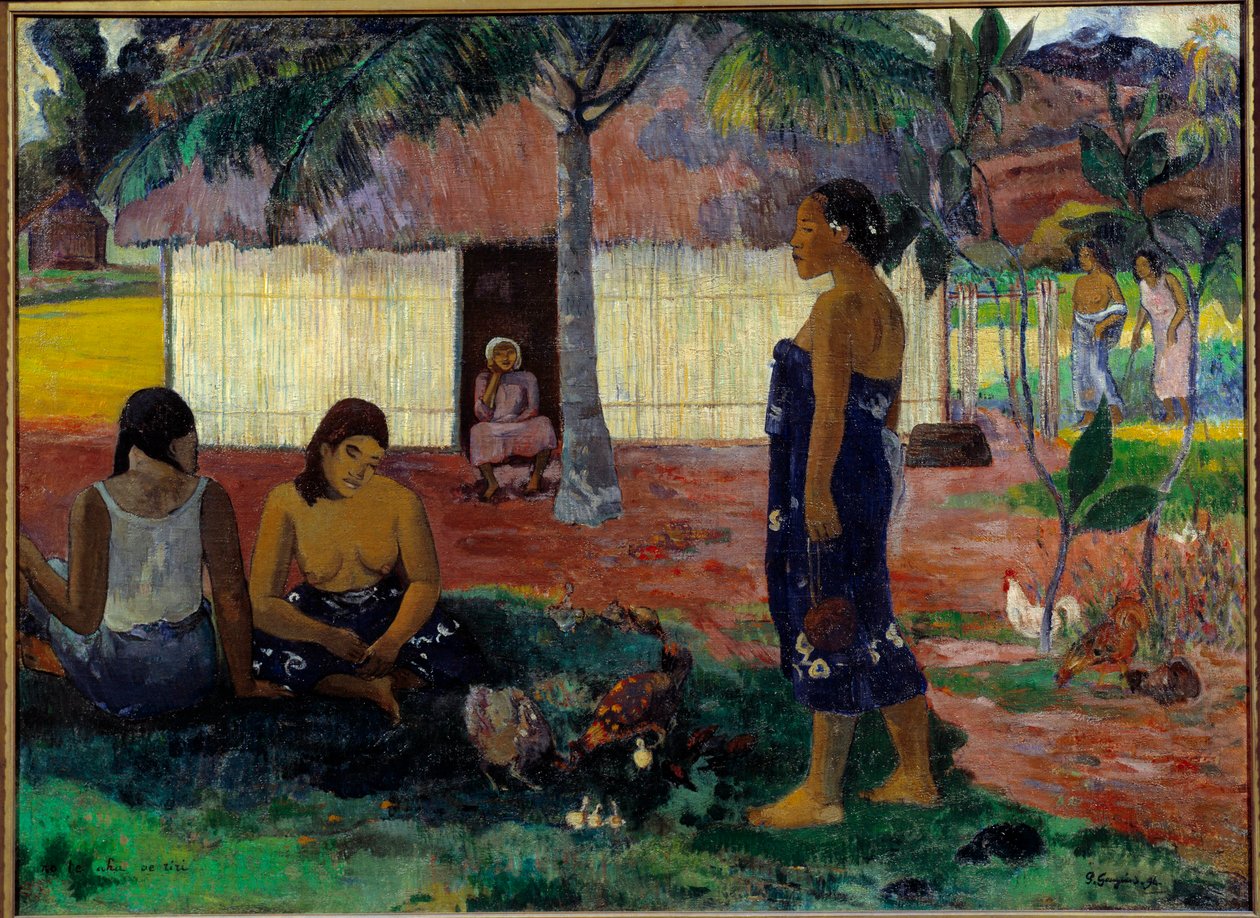 Hvorfor er du vred? af Paul Gauguin