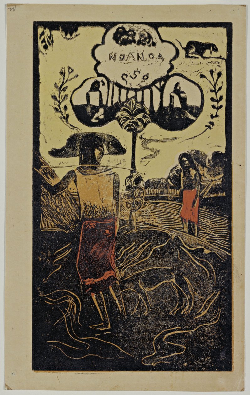 Noa Noa Duft Fra serien Noa Noa, 1893-1894 af Paul Gauguin