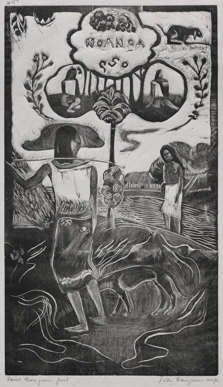 Noa Noa: Noa Noa Duftende Duft, 1893 -94. af Paul Gauguin