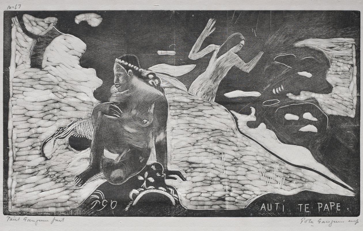 Noa Noa: Kvinder ved floden (Auti Te Pape) af Paul Gauguin
