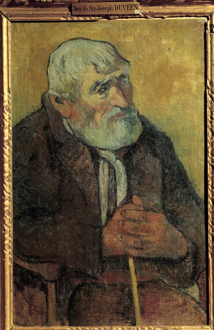 Gammel mand med stok af Paul Gauguin (1848-1903) 1890 af Paul Gauguin