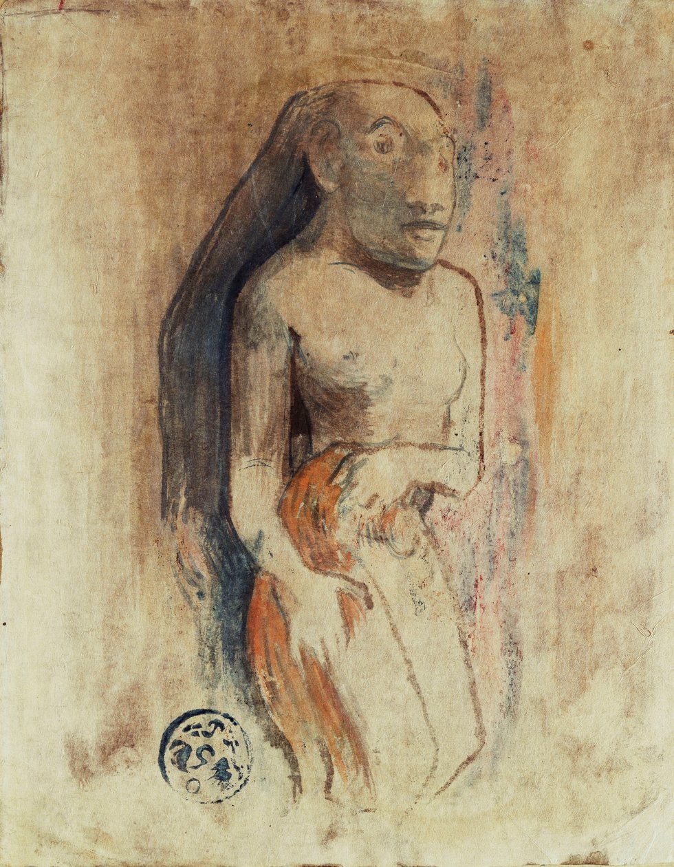 Forhindringer, 1894 af Paul Gauguin