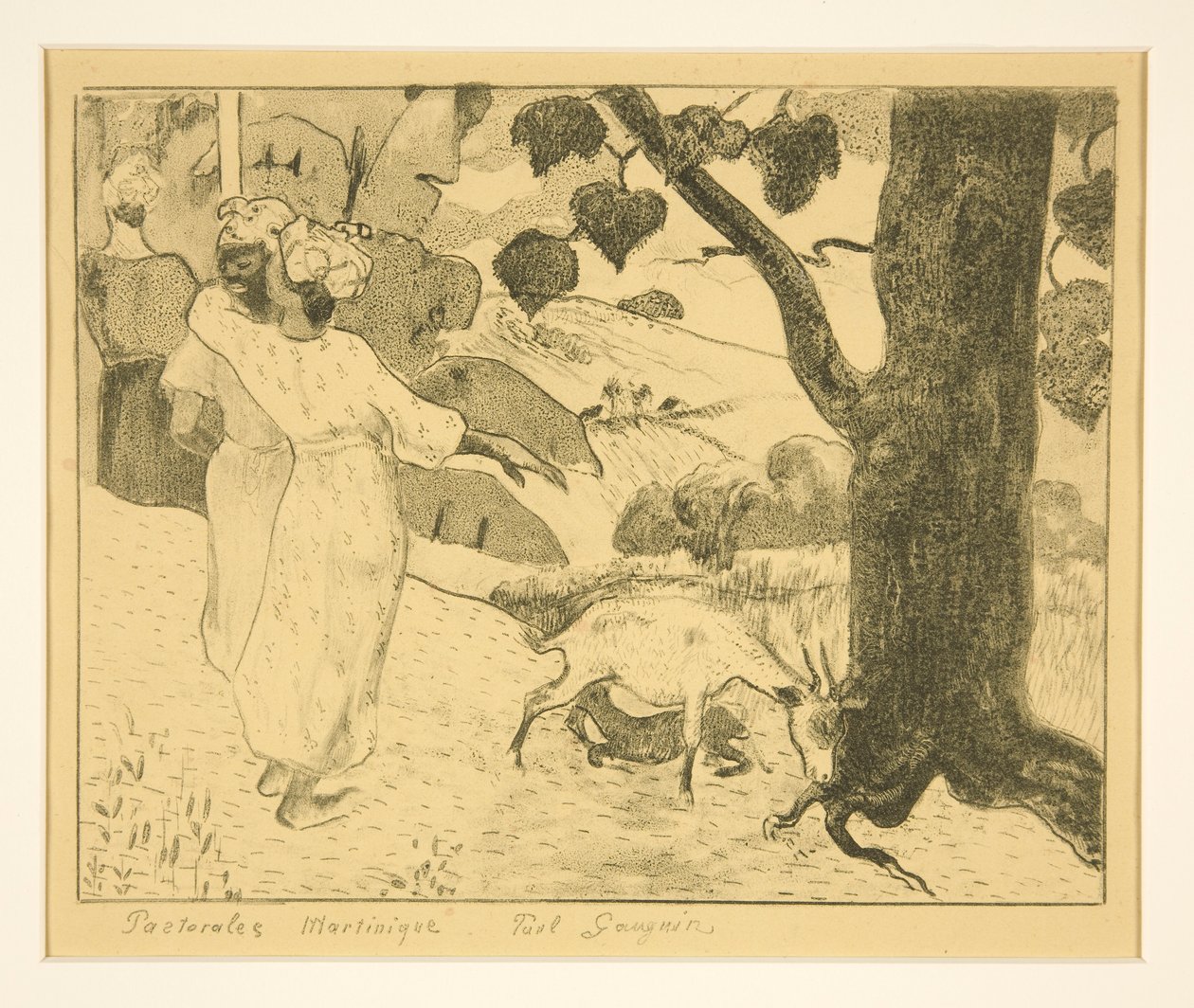 Pastoral Martinique af Paul Gauguin