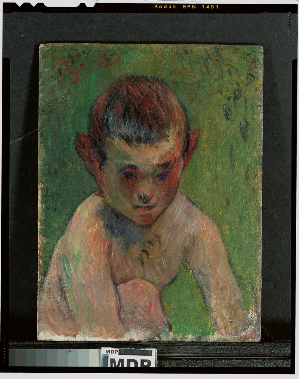 Lille bretonsk badegæst, 1888 af Paul Gauguin