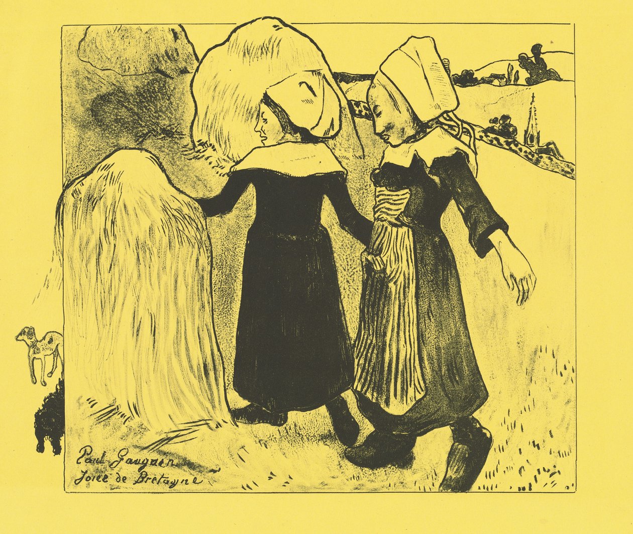 Bretagnes fornøjelser (Joies de Bretagne) af Paul Gauguin