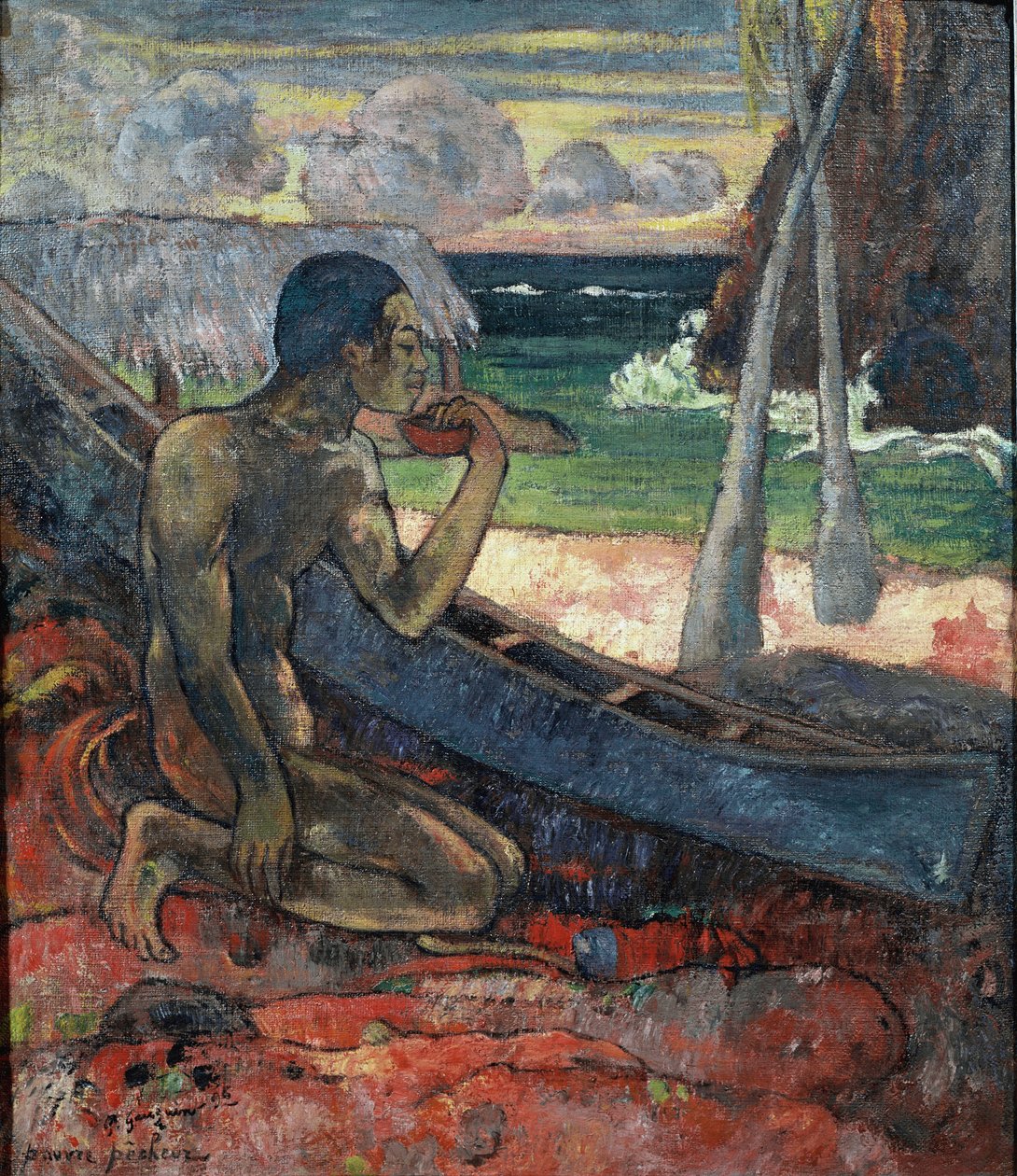 Stakkels synder (olie på lærred af Paul Gauguin