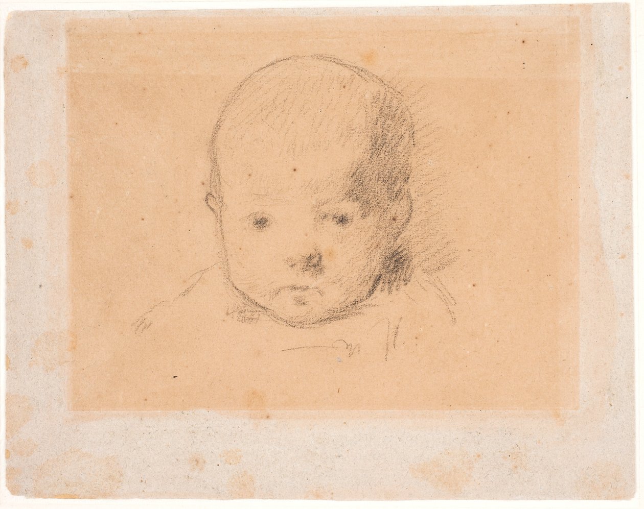 Porträt des Sohnes des Künstlers Clovis, geboren am 10. Mai 1879 af Paul Gauguin