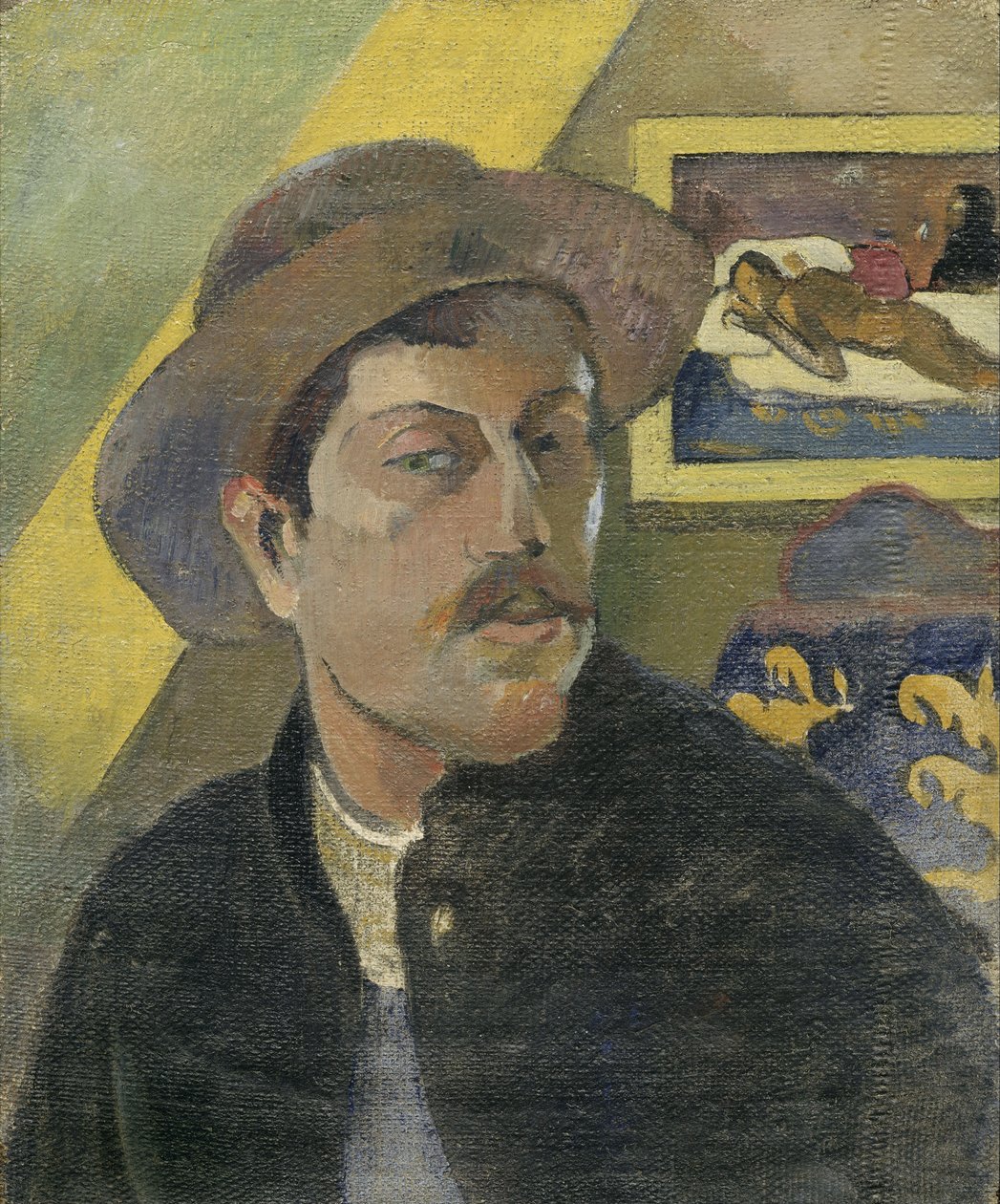 Portræt af kunstneren af Paul Gauguin