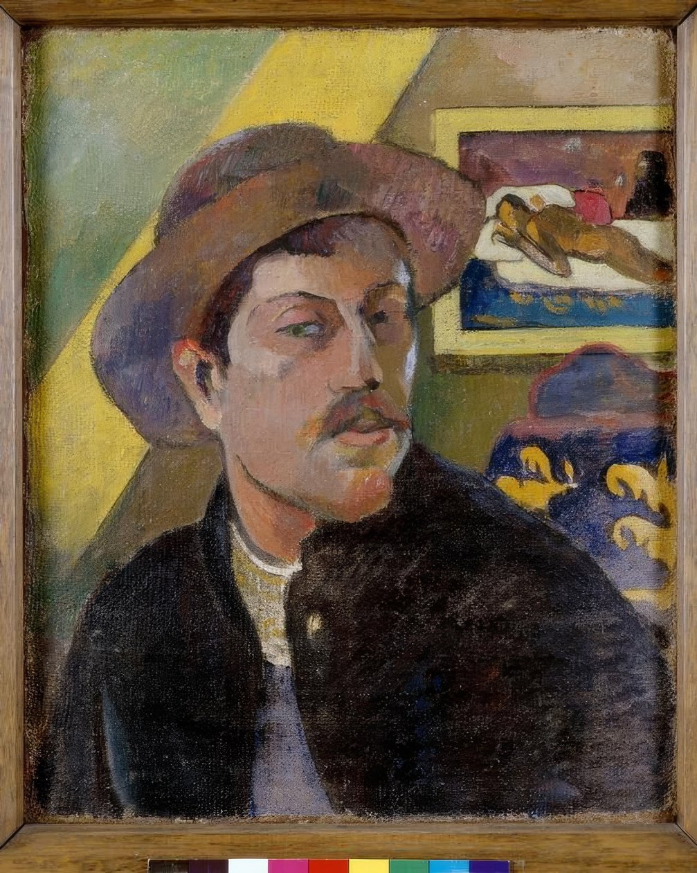Portræt af kunstneren af Paul Gauguin