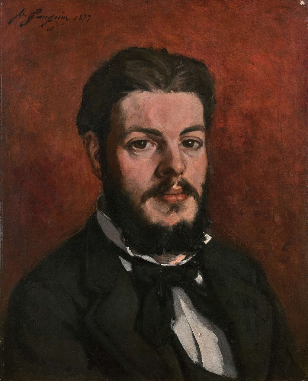 Portræt af Claude Antoine Charles Favre, 1877. af Paul Gauguin