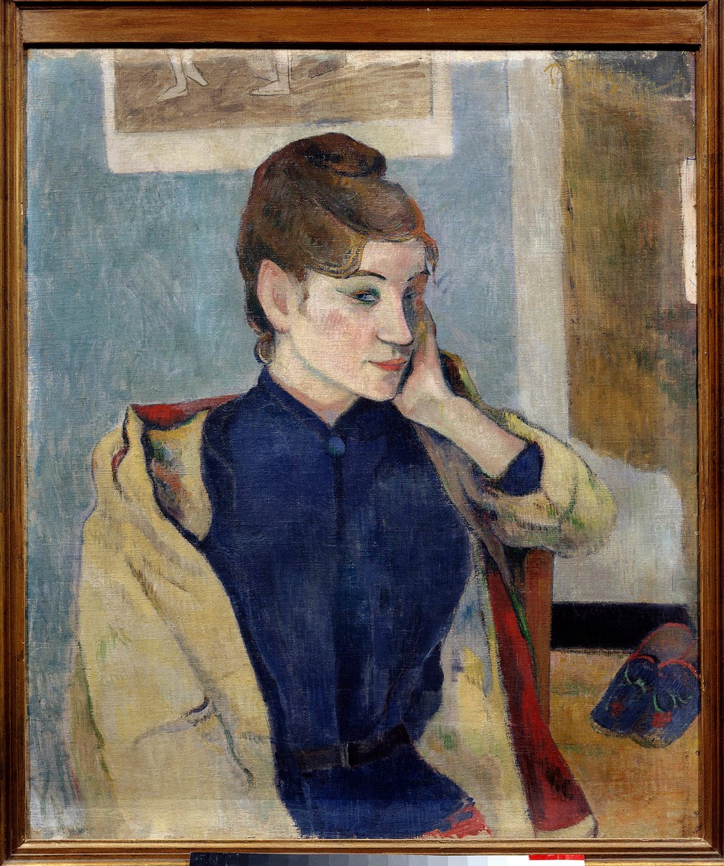 Portræt af Madeleine Bernard Maleri af Paul Gauguin (1848-1903) 1888 Søn. 0,72 x 0,58 m. Grenoble. Museum for Skønne Kunster af Paul Gauguin