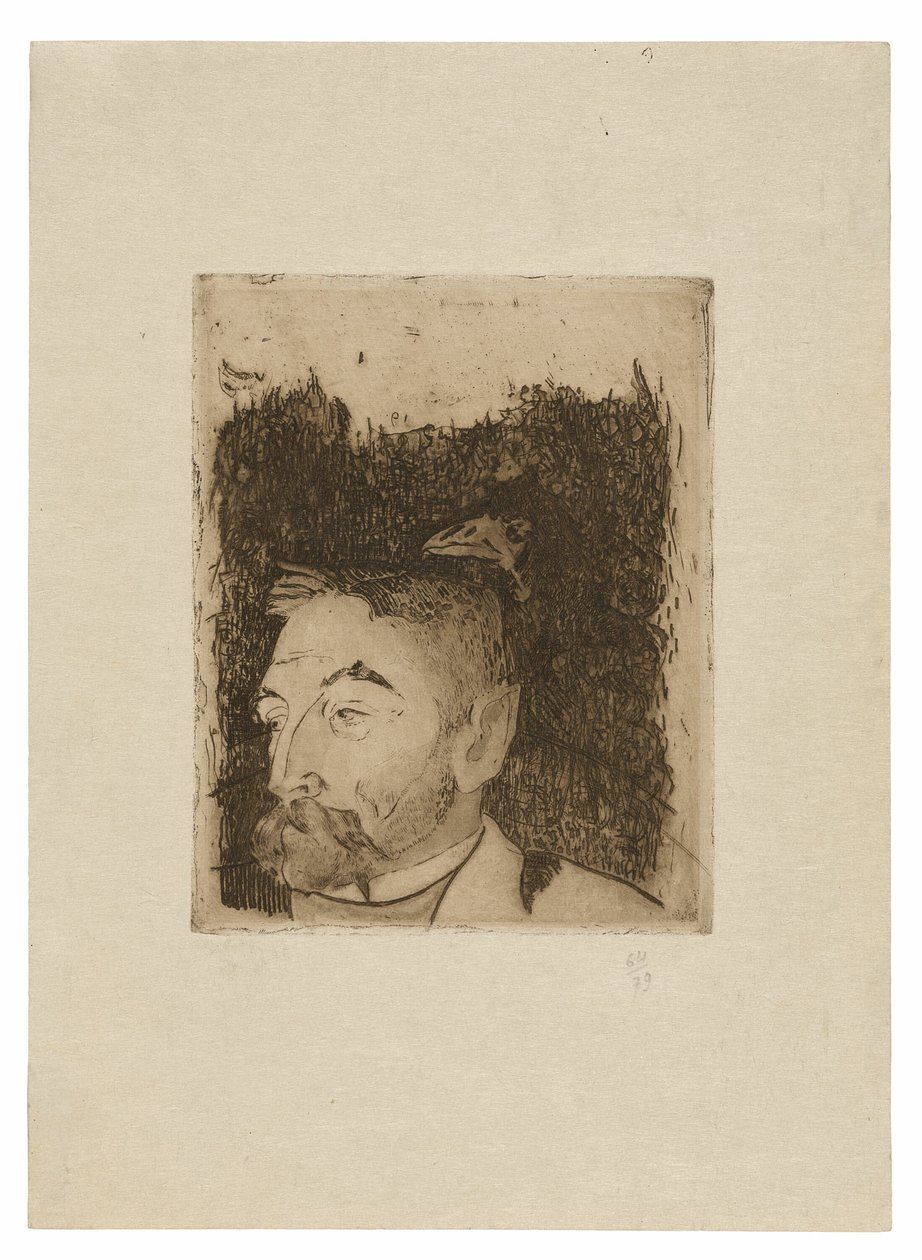 Portræt af Stéphane Mallarmé af Paul Gauguin