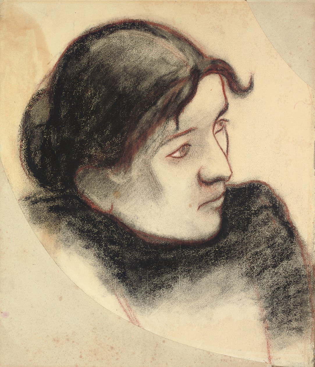 Portræt af en kvinde af Paul Gauguin