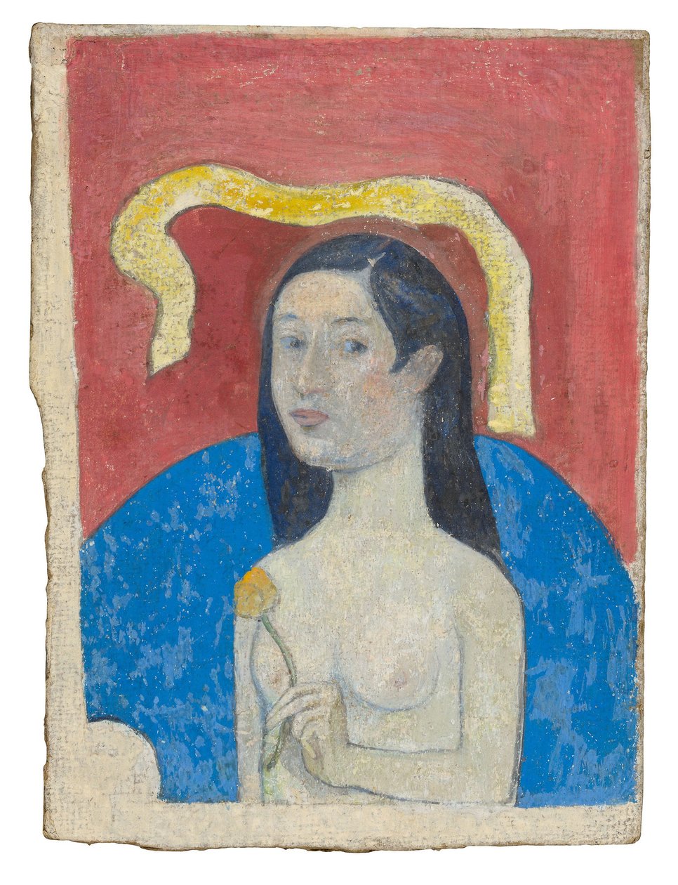 Portræt af kunstnerens mor (Eve) af Paul Gauguin