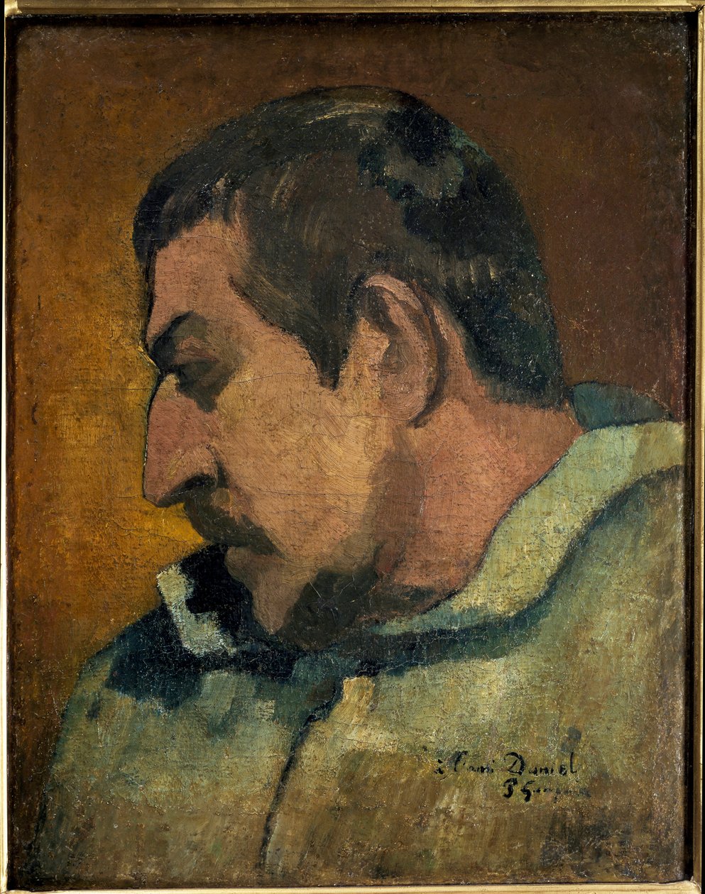 Portræt af kunstneren (olie på lærred af Paul Gauguin