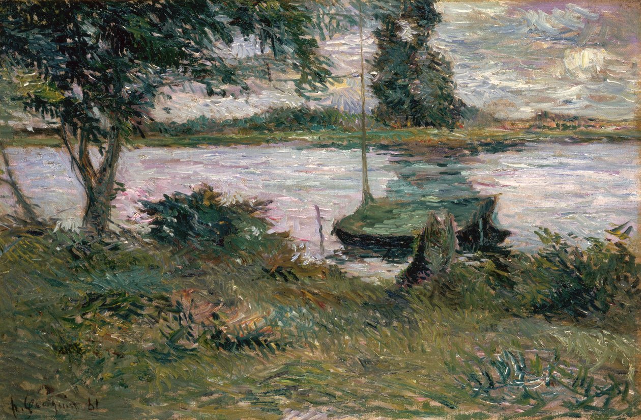 Flodbred af Paul Gauguin