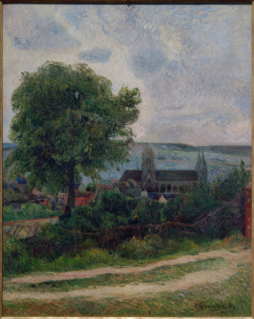 Rouen, Kirche Saint-Ouen af Paul Gauguin