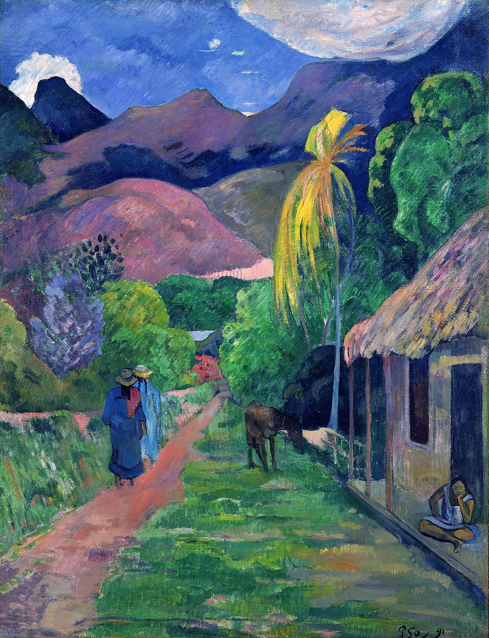 Tahiti gade af Paul Gauguin