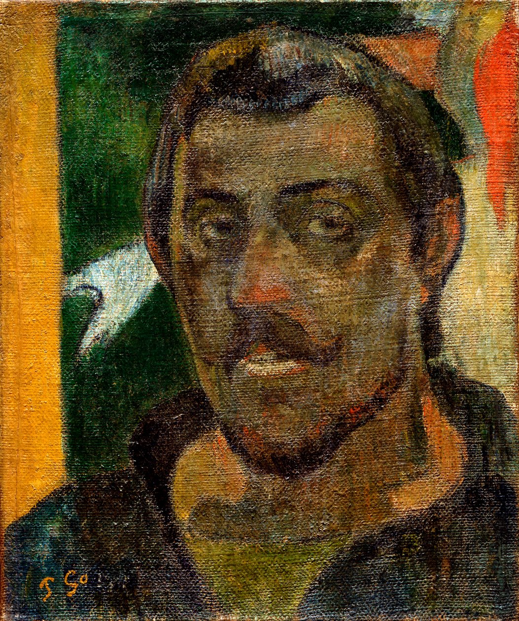 Selvportræt, 1890-1894. af Paul Gauguin