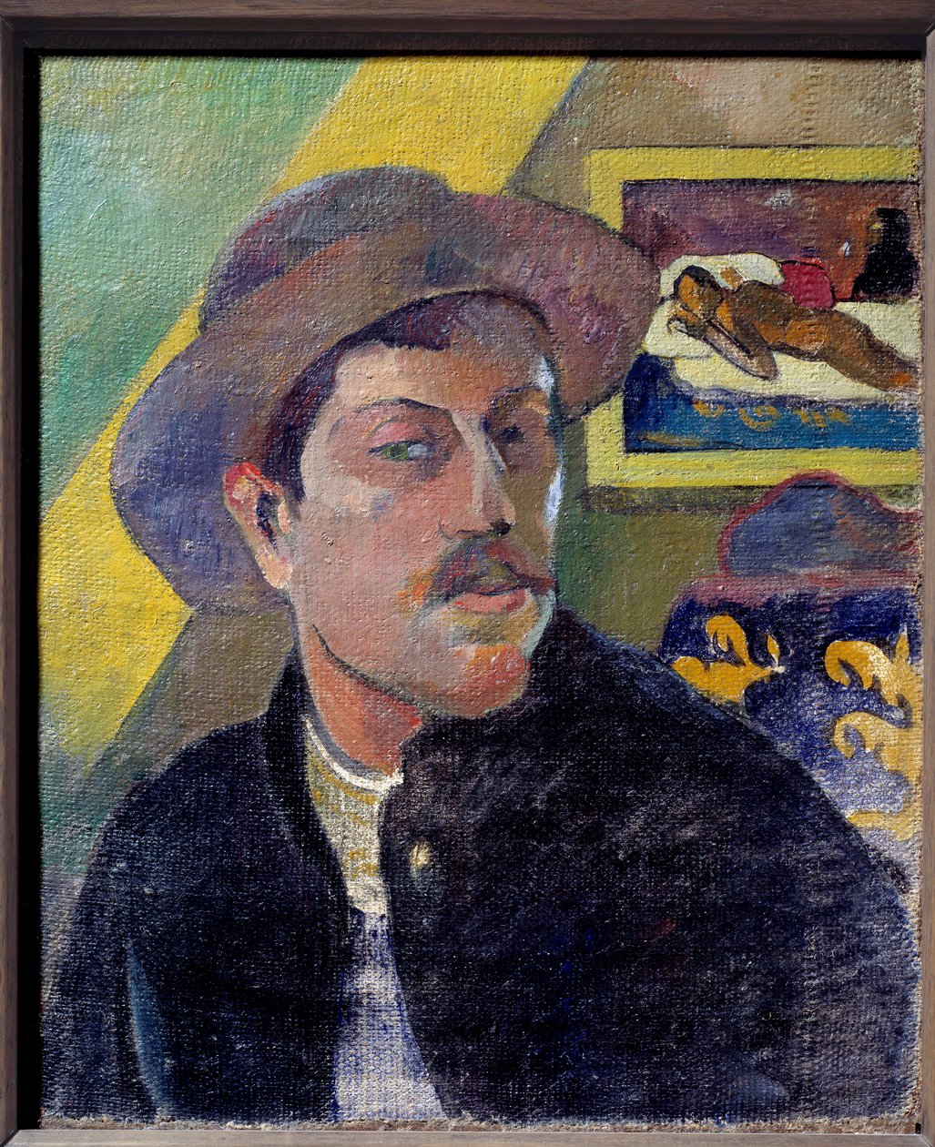 Selvportræt. Maleri af Paul Gauguin (1848-1903) af Paul Gauguin