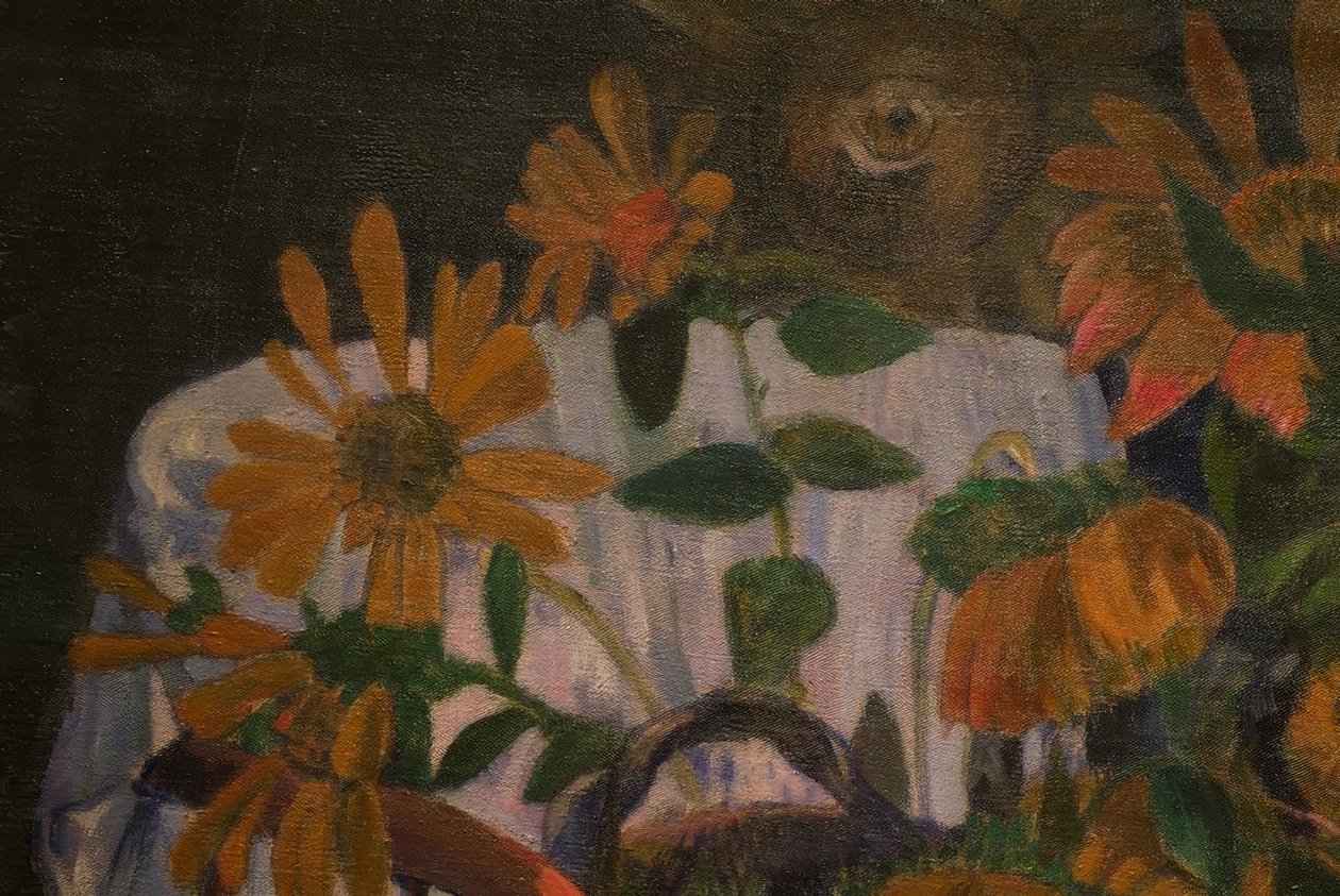 Solsikker på en lænestol af Paul Gauguin