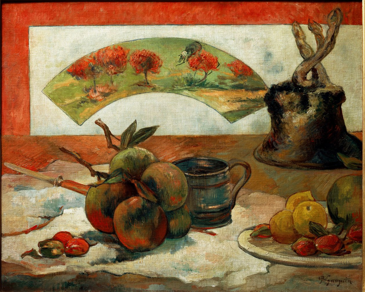 Stilleben ved ventilatoren af Paul Gauguin