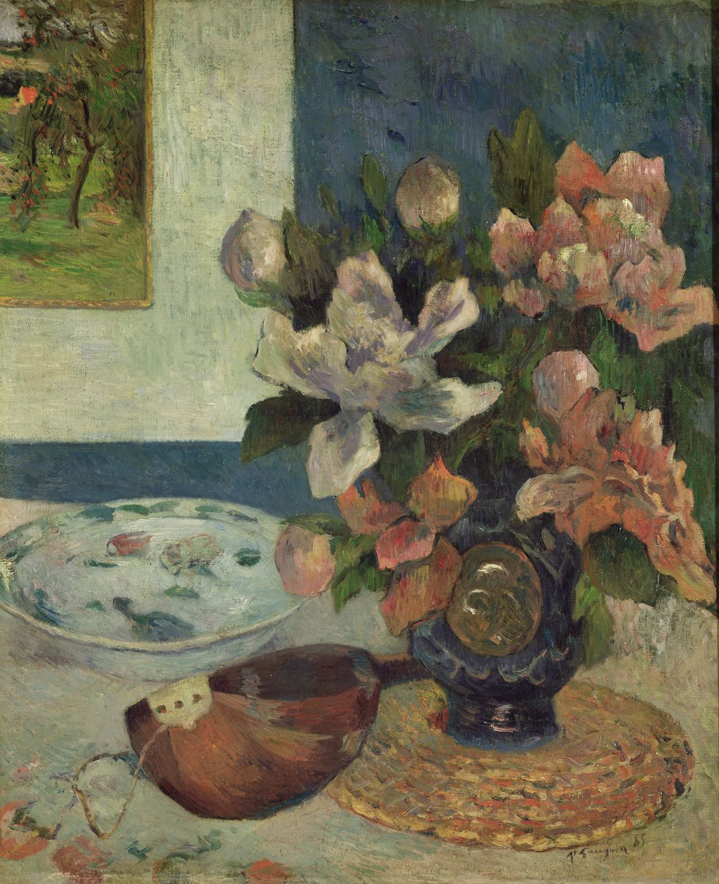 Stilleben med mandolin af Paul Gauguin
