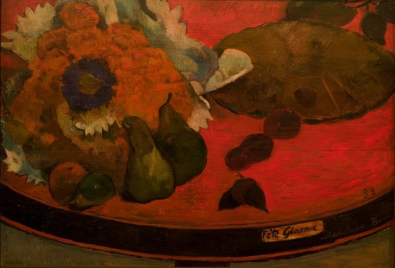 Stillleben "Gloanec Festival af Paul Gauguin