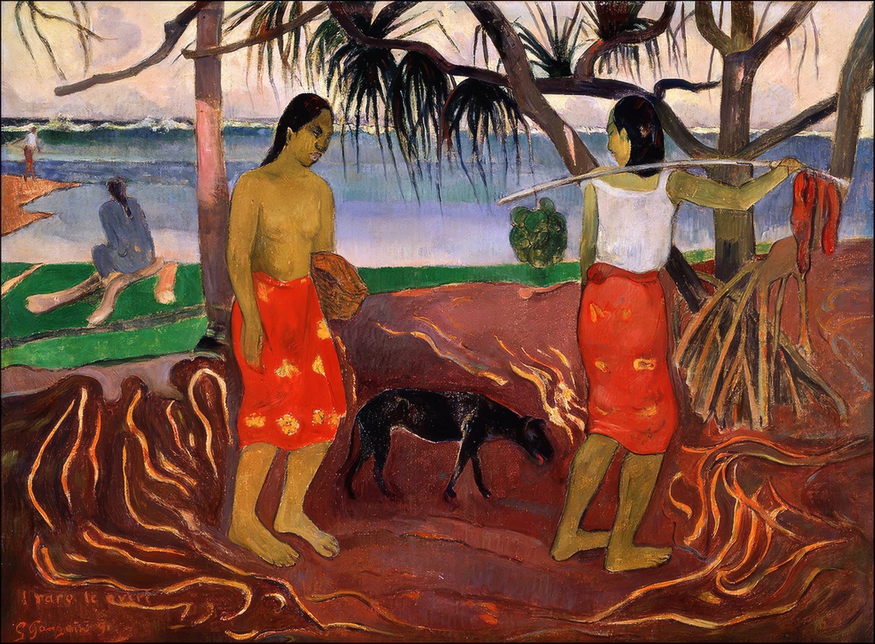 Tahiti: Under Pandanus, Paul Gauguin (1891) af Paul Gauguin