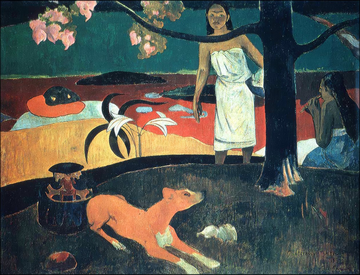 Tahiti: Tahitian Pastoral, Paul Gauguin (1893) af Paul Gauguin