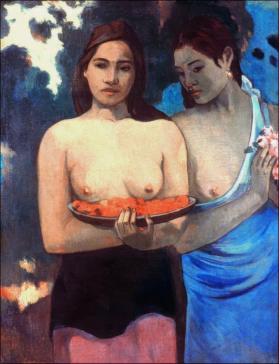 Tahiti: To Tahitianske kvinder, Paul Gauguin (1899) af Paul Gauguin