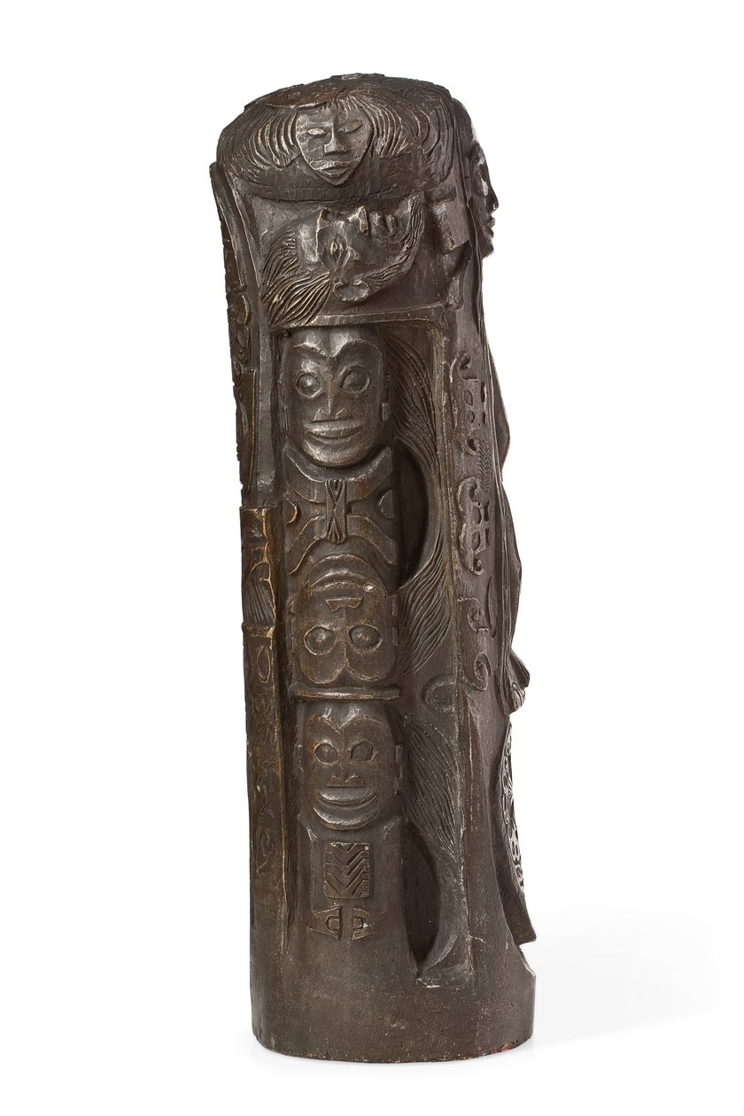 Tahitiansk totem til Kristus på korset, efter 1894 af Paul Gauguin