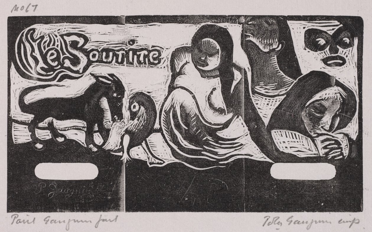 Tahiti- og Noa Noa-serien, Smilet (træsnit) af Paul Gauguin