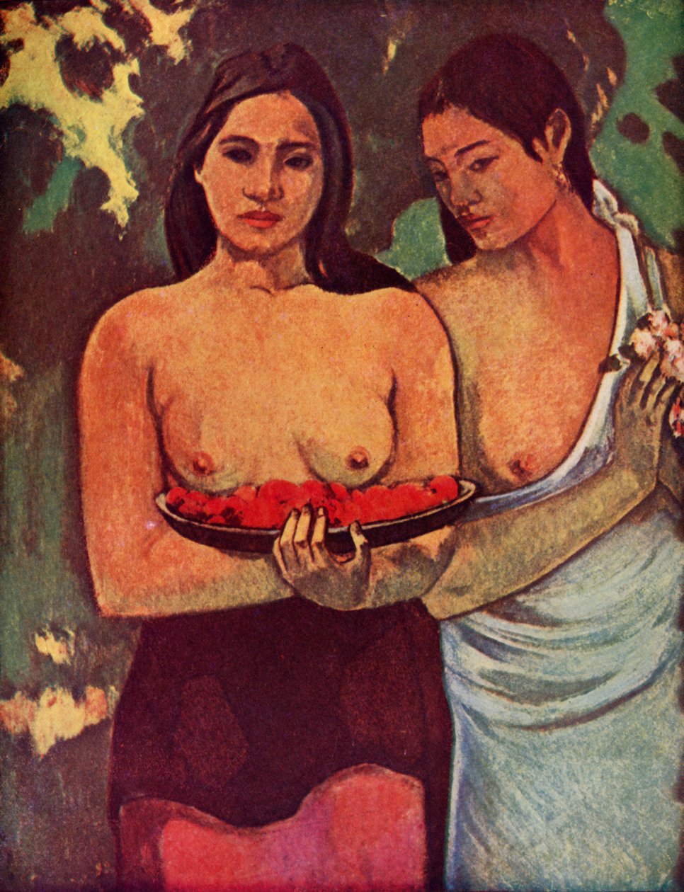 Tahitianere med mango, 1936 af Paul Gauguin
