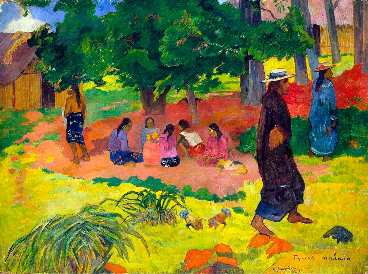 Sen eftermiddag, 1892. af Paul Gauguin